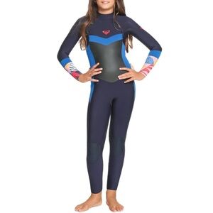 Roxy girls wetsuit size 16 girls, 4/3 synchro NWT